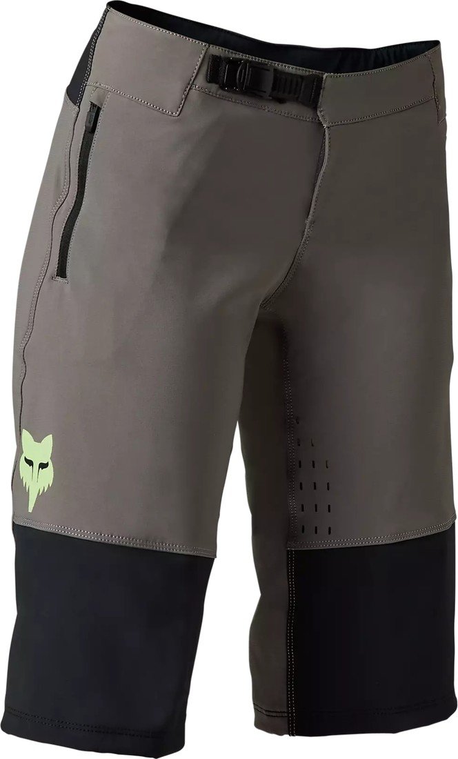 FOX W Defend Short Race - Pewter L