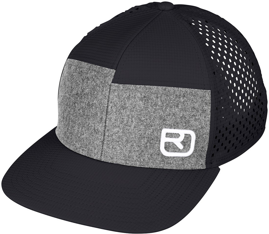 Ortovox Logo air trucker cap - black raven uni