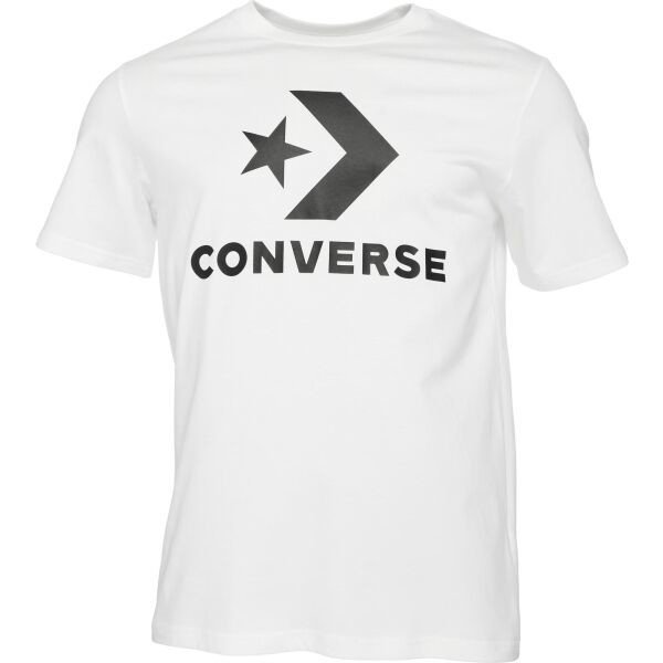 Converse STANDARD FIT CENTER FRONT LARGE LOGO STAR CHEV SS TEE Unisexové tričko, bílá, velikost XL