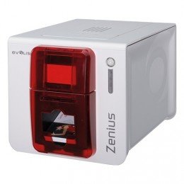 Evolis Zenius Classic GO PACK ZN1U-GP1, single sided, 12 dots/mm (300 dpi), USB, red