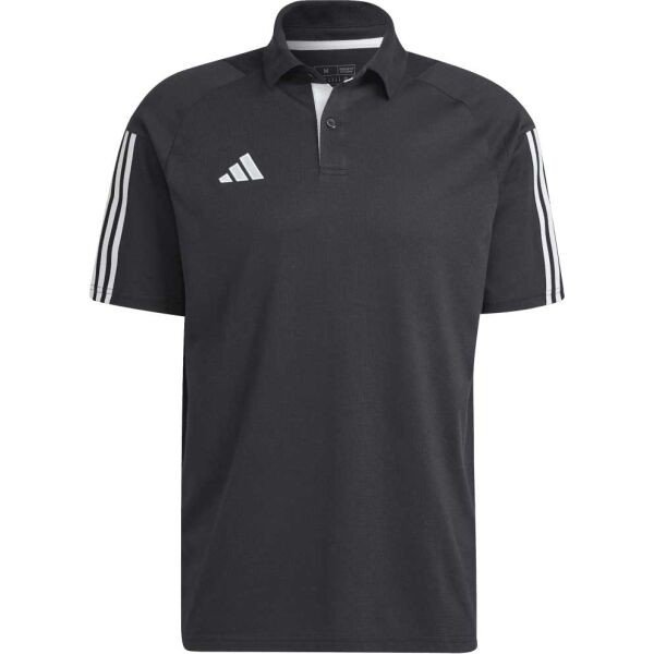 adidas TIRO23 C CO PO Pánská polo košile, černá, velikost L