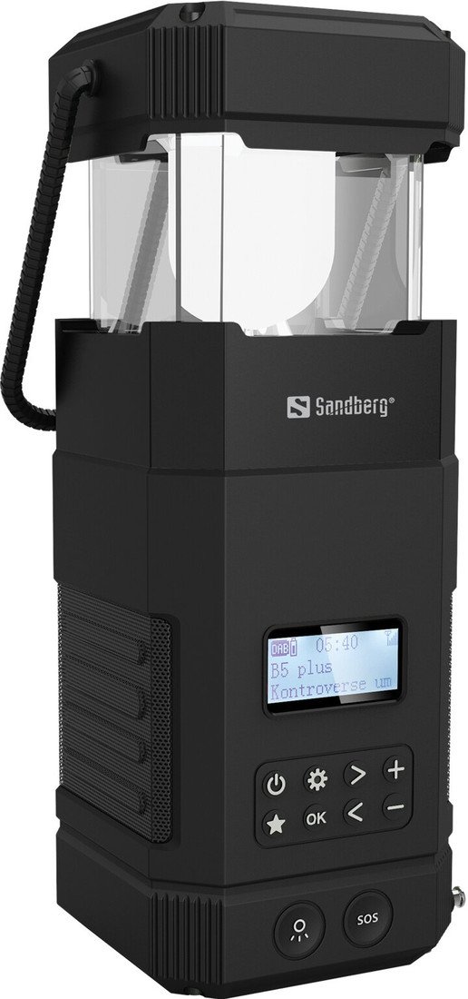 Sandberg powerbanka a svítilna Survivor 2v1, 10000 mAh, černá - 420-90