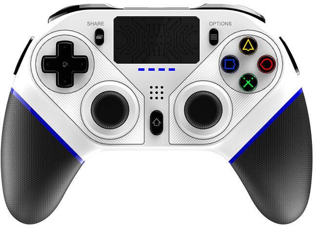 iPega herní ovladač Ninja s touchpadem pro PS 4/PS 3/Android/iOS/Windows PG - P4010B, bílá - PG-P4010B