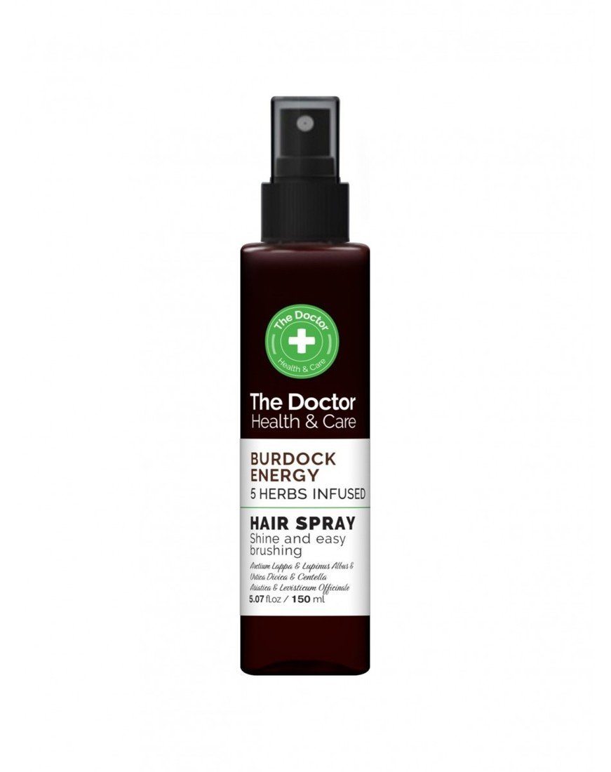 The Doctor Burdock Energy + 5 Herbs Infused Spray - sprej s obsahem výtažku z lopuchu a 5 bylin, 150 ml