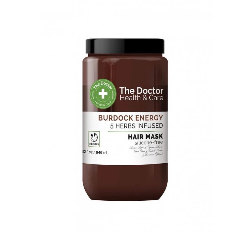 The Doctor Burdock Energy + 5 Herbs Infused maska - maska s obsahem výtažku z lopuchu a 5 bylin, 946 ml