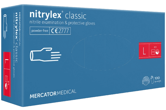 Mercator Nitrilové rukavice (bez pudru) vel.L 100 ks