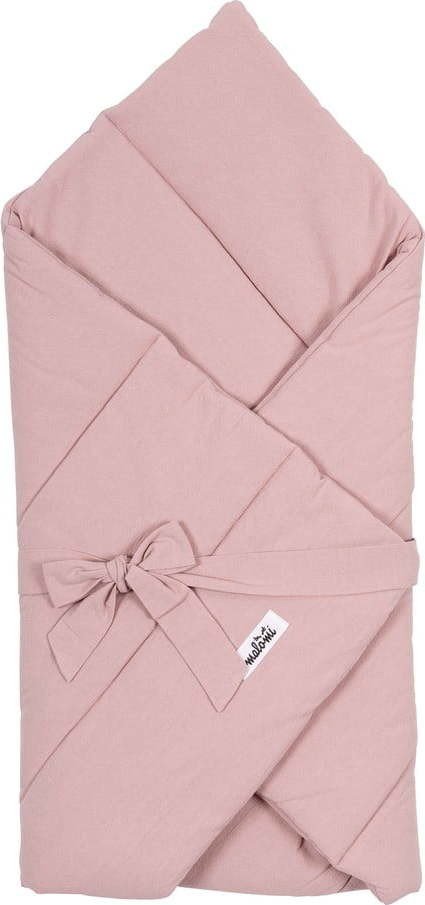 Růžová bavlněná dětská deka 75x75 cm – Malomi Kids