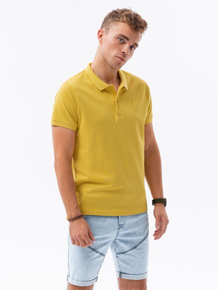 Ombre Men's pique knit polo shirt