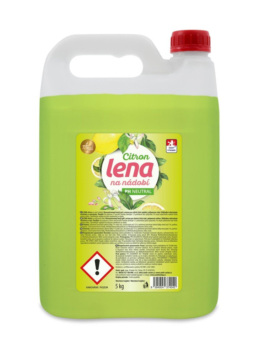 Lena Prostředek na nádobí Lena - citron, 5 kg