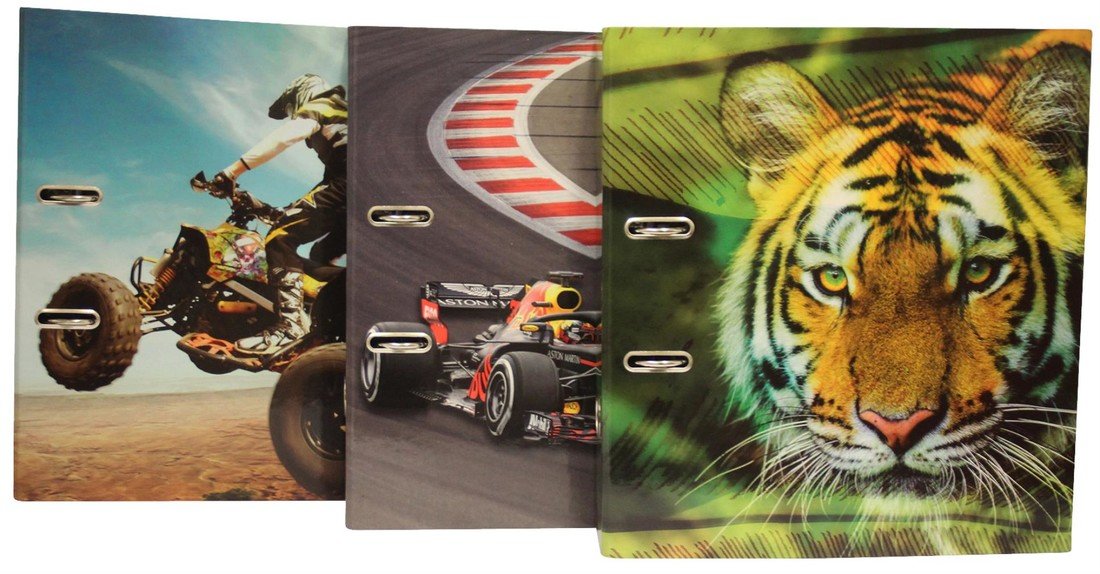 Pákový pořadač Donau - A4, šíře hřbetu 7,5 cm, designové