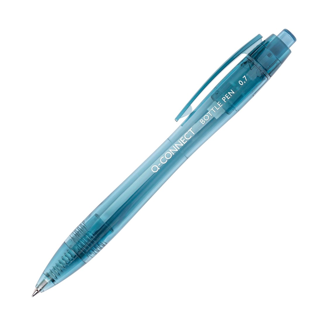 Kuličkové pero Q-Connect - 0,7 mm, recyklované, modrá náplň