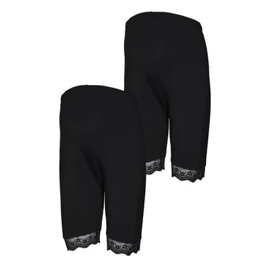mamalicious Těhotenské shorts MLEMMA 2-pack Black