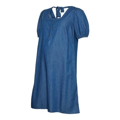 mamalicious Kojící šaty MLVIBB LIA Medium Blue Denim