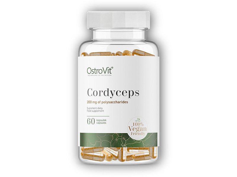 Ostrovit Cordyceps vege 60 kapslí