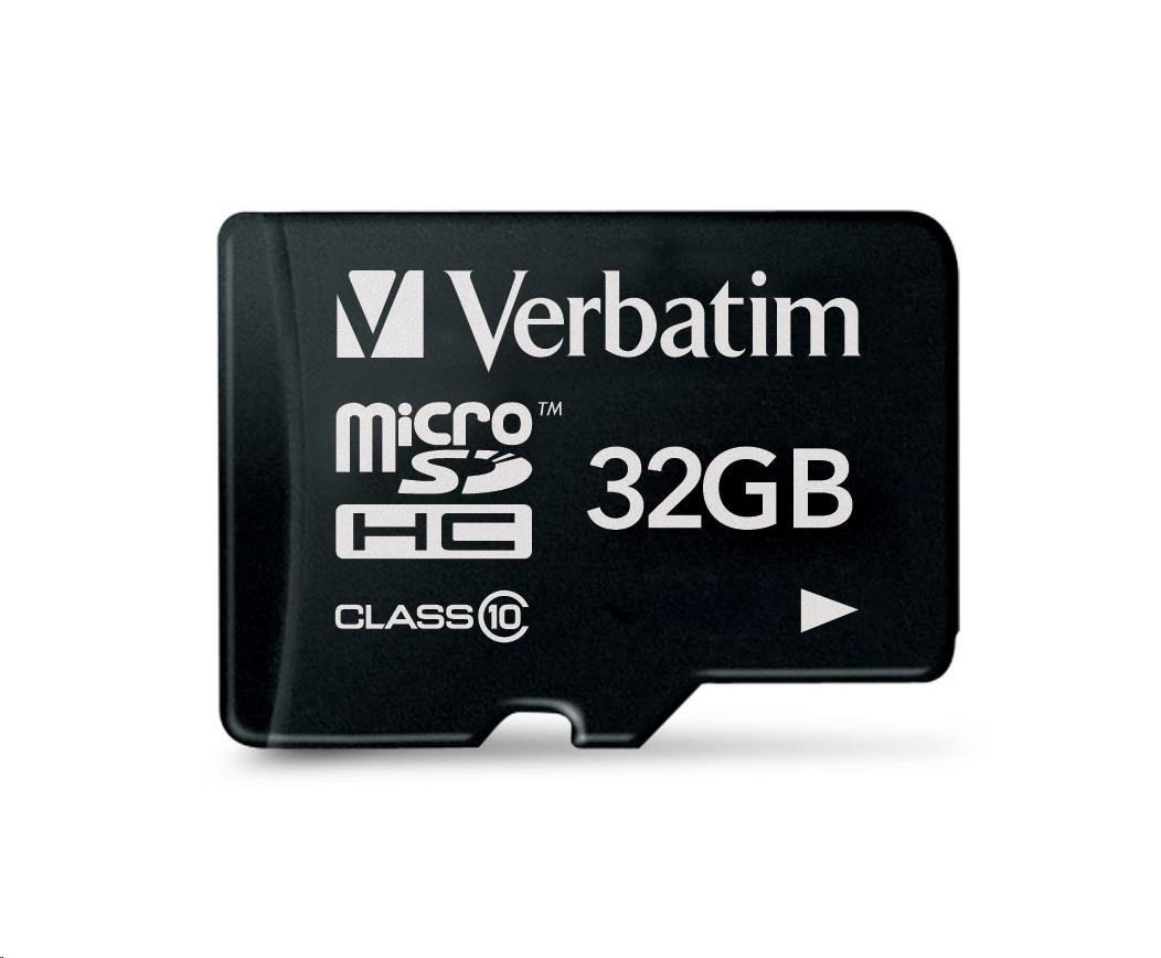 VERBATIM MicroSDHC karta 32GB Premium, U1