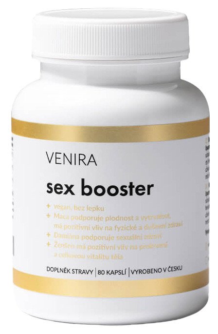 VENIRA sex booster, zvýšení chuti na sex, 80 kapslí