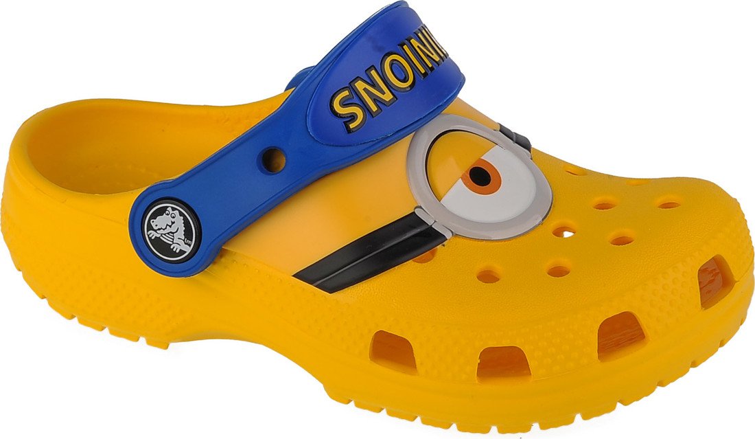 Žluté dětské nazouváky Crocs Fun Lab Classic I AM Minions Toddler Clog 206810-730 Velikost: 20/21