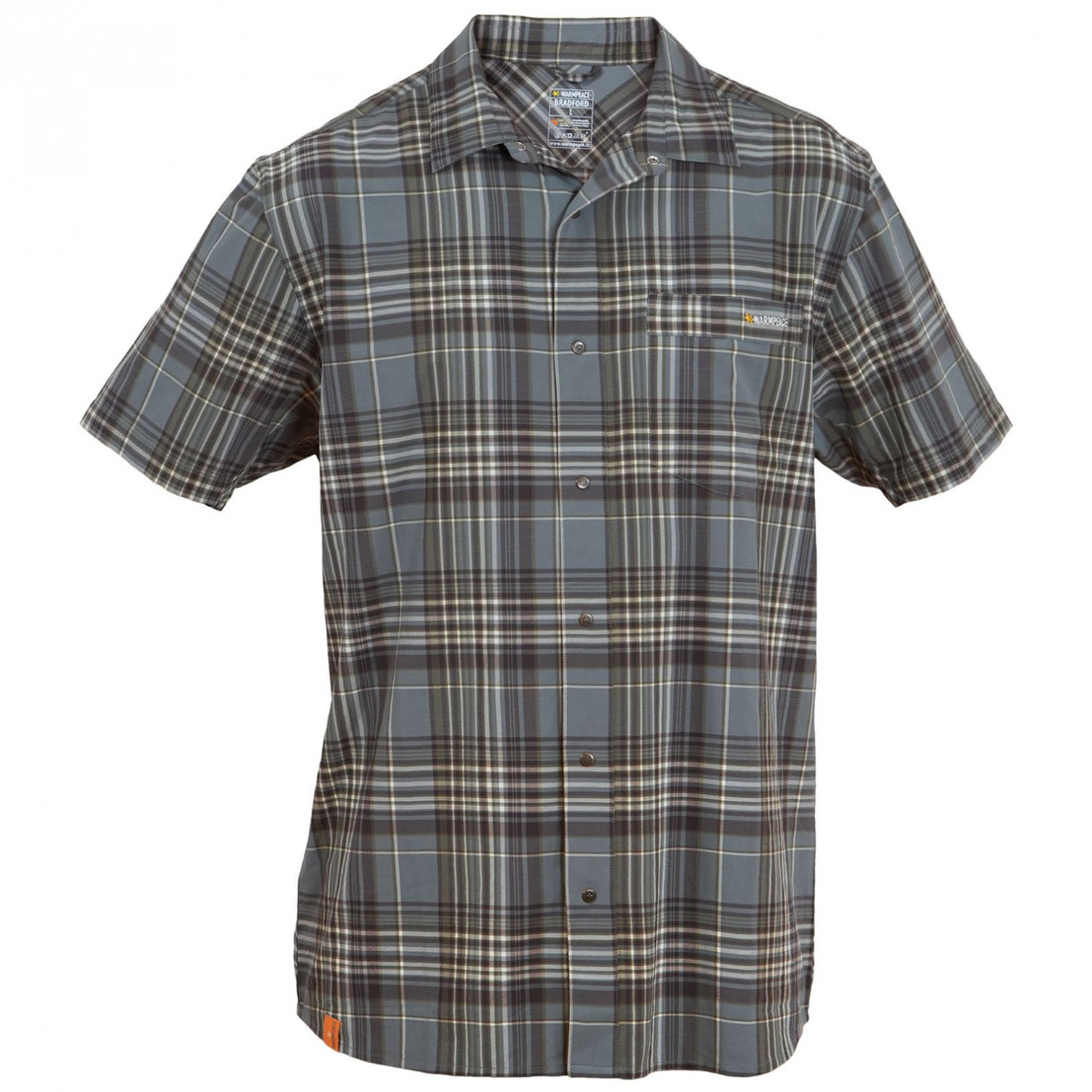 Pánská košile Warmpeace Bradford Velikost: M / Barva: šedá