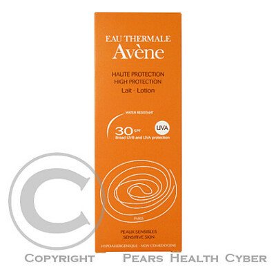 AVENE Lait 30 - Mléko SPF 30 pro citlivou pokožku 100 ml