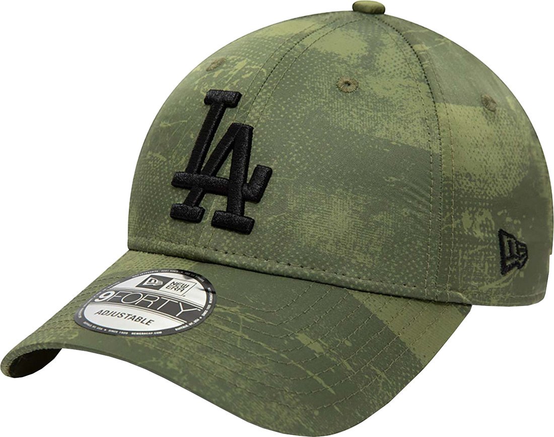 Pánská khaki kšiltovka New Era MLB 9FORTY Los Angeles Dodgers Print Cap 60298662 Velikost: ONE SIZE