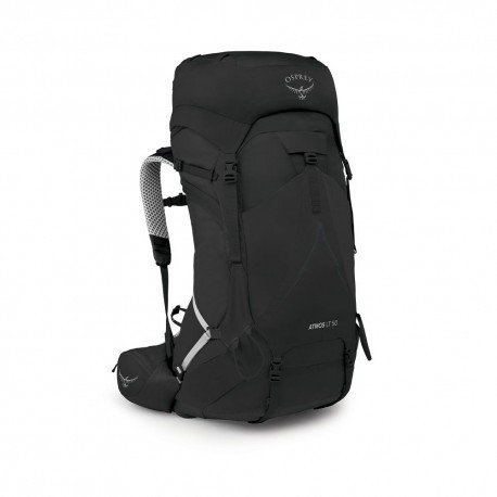 Osprey Atmos AG LT 50l S/M expediční batoh - vstup horní, dolní a boční Black