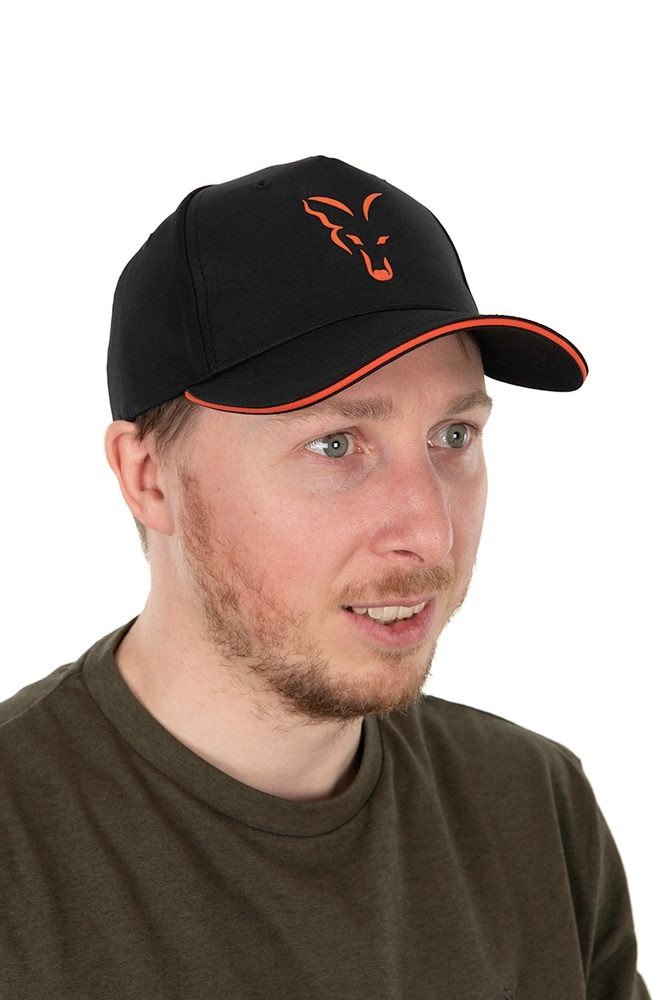 Fox Kšiltovka Collection Baseball Cap Black & Orange