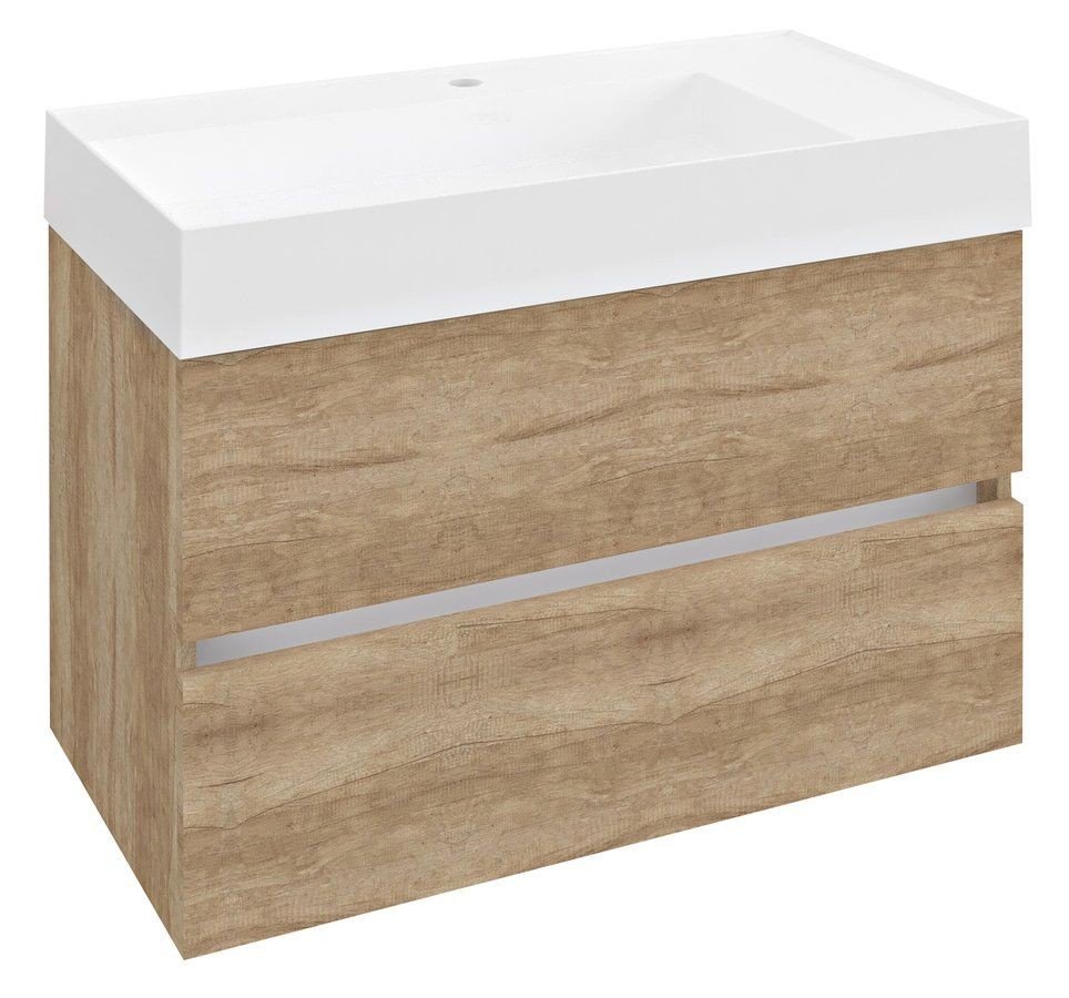 SAPHO ODETTA umyvadlová skříňka 82x50x43,5cm, dub alabama DT085-2222
