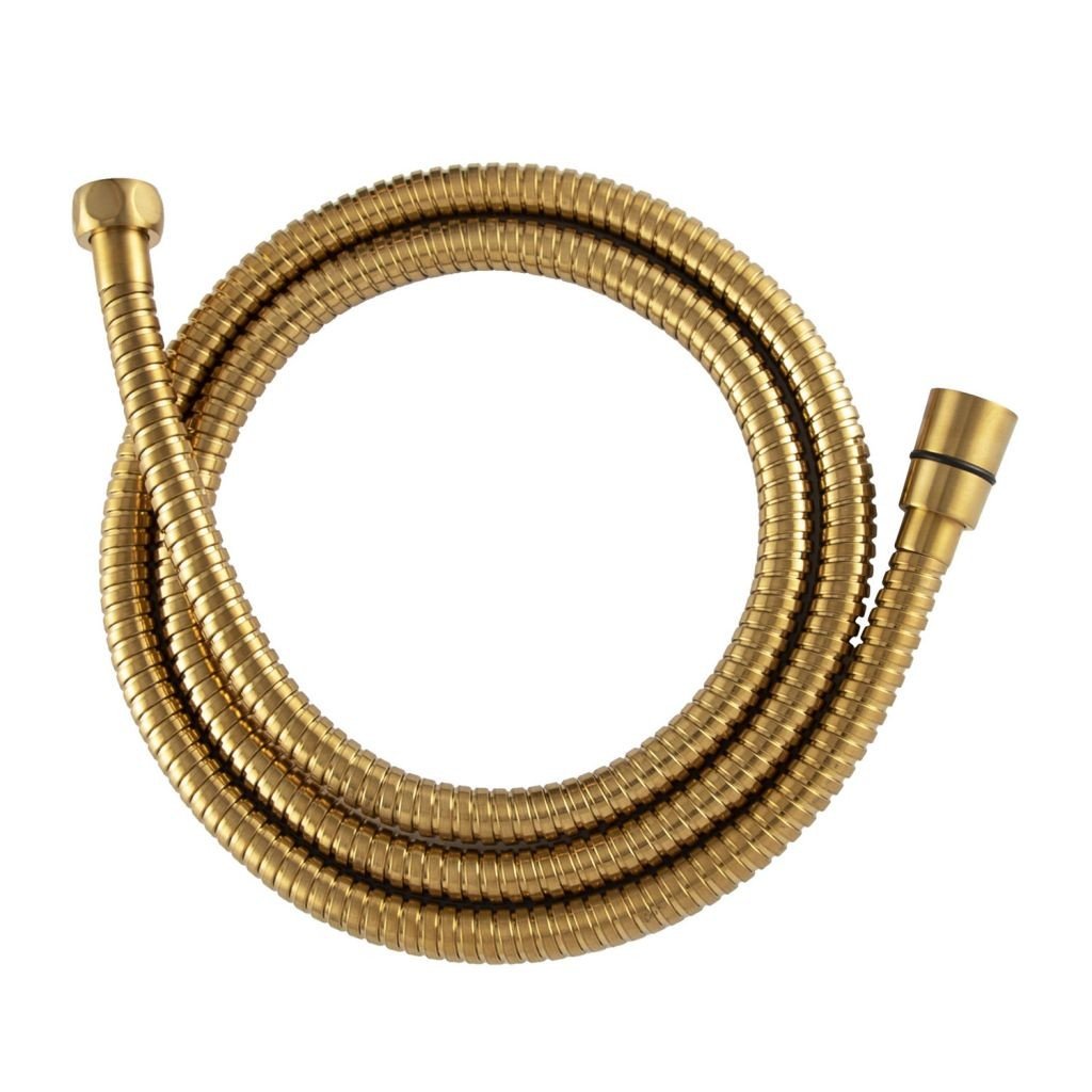 OMNIRES sprchová hadice, 125 cm zlatá kartáčovaná /GLB/ 022-XGLB