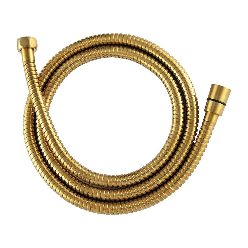OMNIRES sprchová hadice, 150 cm zlatá kartáčovaná /GLB/ 023-XGLB