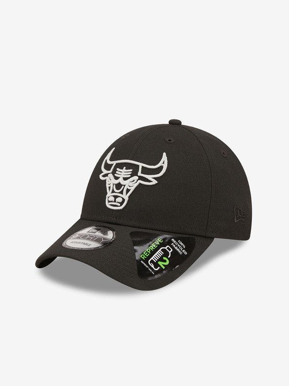 New Era Chicago Bulls Repreve Monochrome 9Forty NBA Kšiltovka Černá