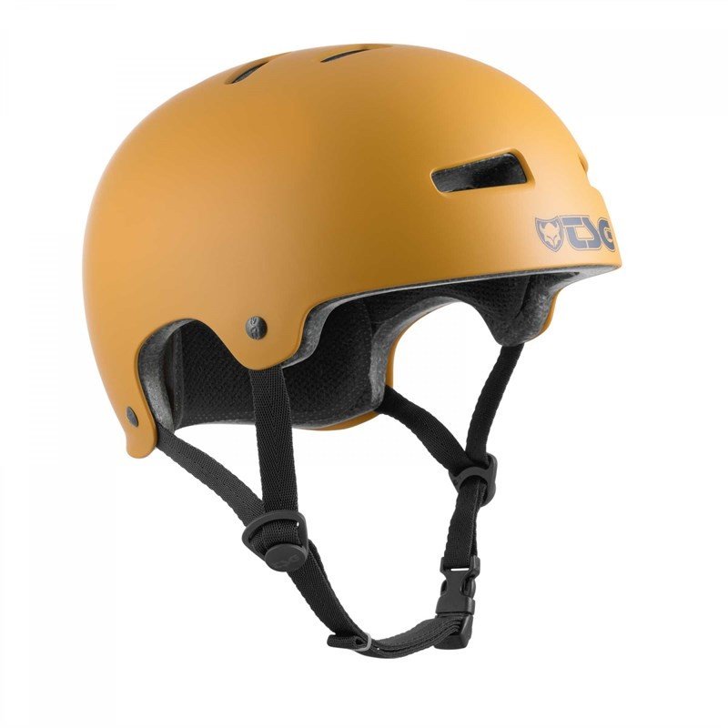 helma TSG - evolution solid color satin yellow ochre (167) velikost: L/XL