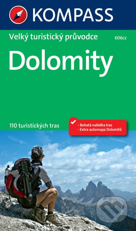 Dolomity (velký turistický průvodce) - Kompass