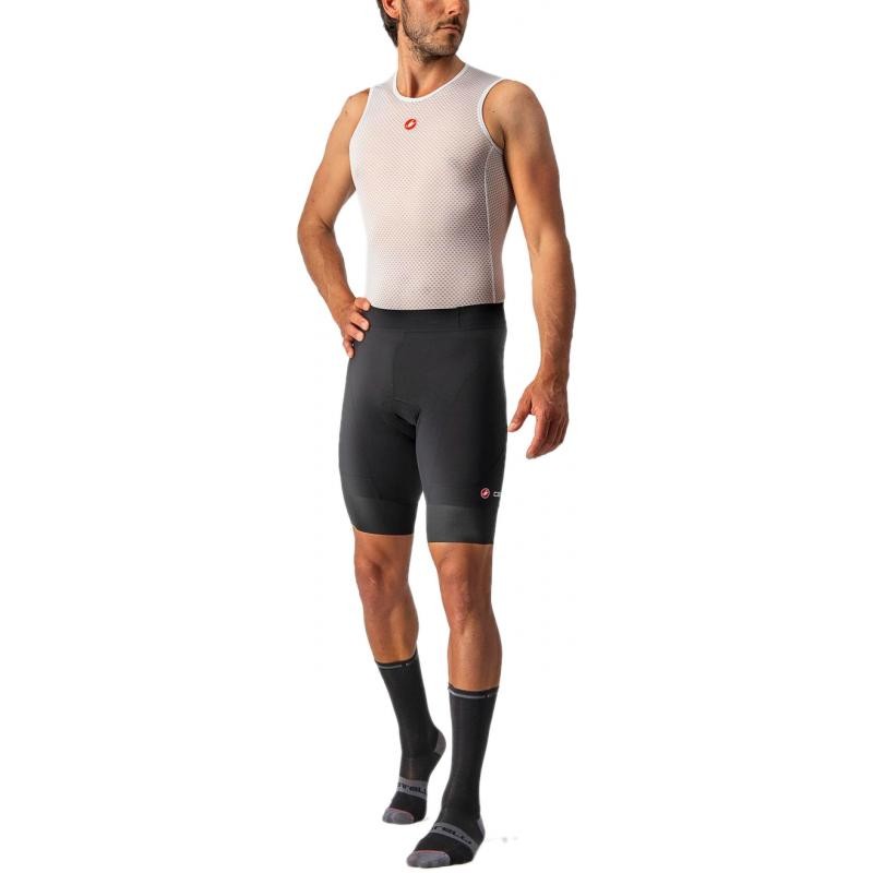 Kraťasy Castelli Endurance 3 - pánské, elastické, pas, černá - velikost 2XL