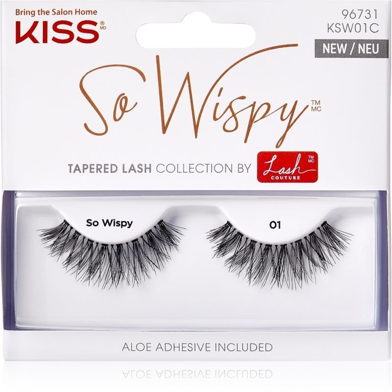 KISS Lash Couture So Wispy umělé řasy 01 2 ks