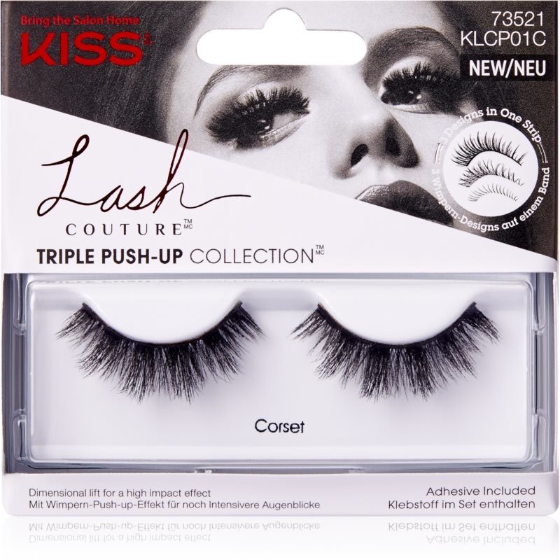 KISS Lash Couture Triple Push-Up umělé řasy Corset 2 ks