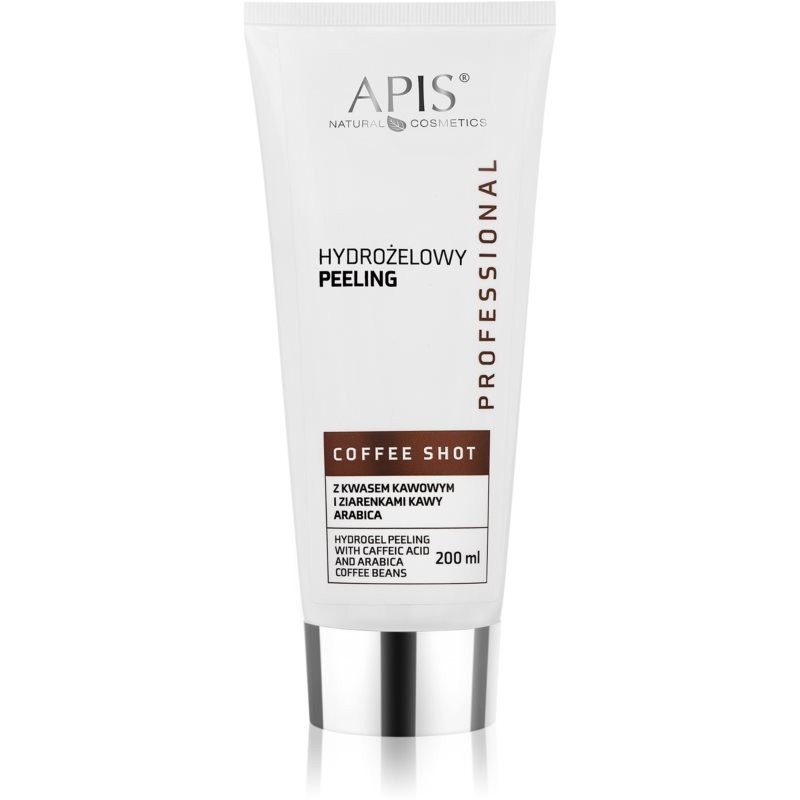 Apis Natural Cosmetics Coffee Shot vyhlazující pleťový peeling s výtažky z kávy 200 ml