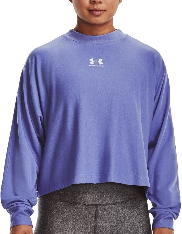 Mikina Under Armour UA Rival Terry Oversized Crw-BLU