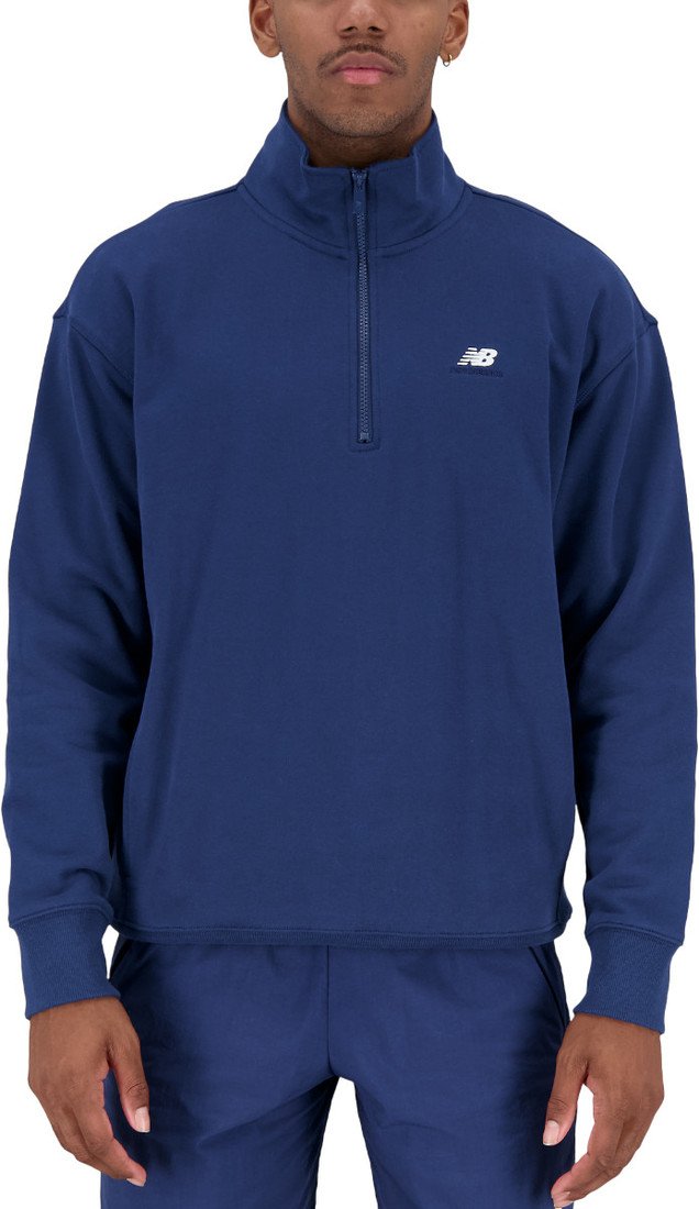 Mikina New Balance Athletics Remastered French Terry 1/4 Zip