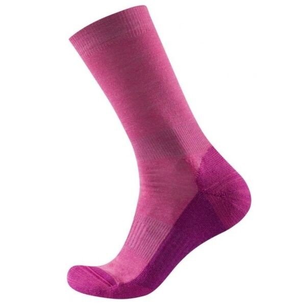 Devold MULTI MERINO MEDIUM SOCK Dámské ponožky, růžová, velikost 35-37