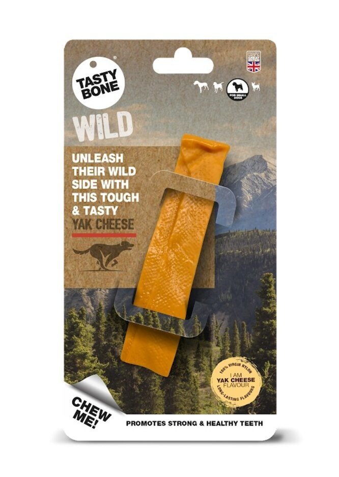 TASTY BONE Wild kostička nylonová - Jačí sýr