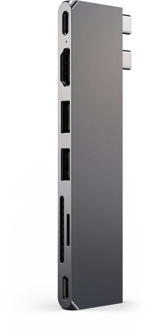 Satechi Pro HUB Slim, USB4, HDMI, 2x USB-A, SD, šedá - ST-HUCPHSM