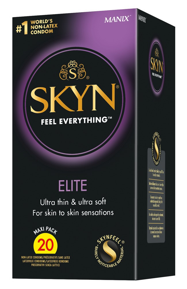 Manix SKYN Elite - ultra thin latex-free condoms (20 pcs)