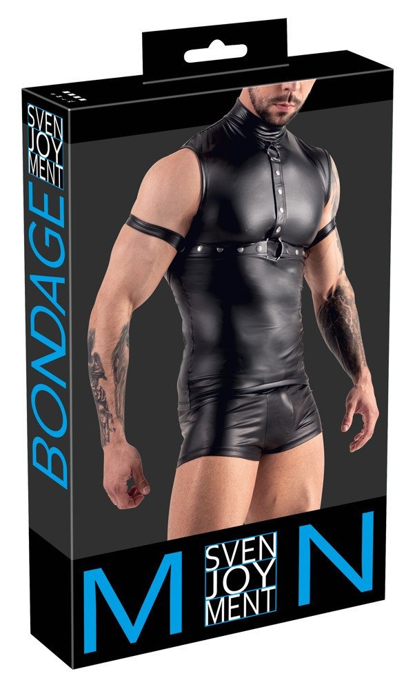 Svenjoyment - men's sleeveless top with sleeves (black)