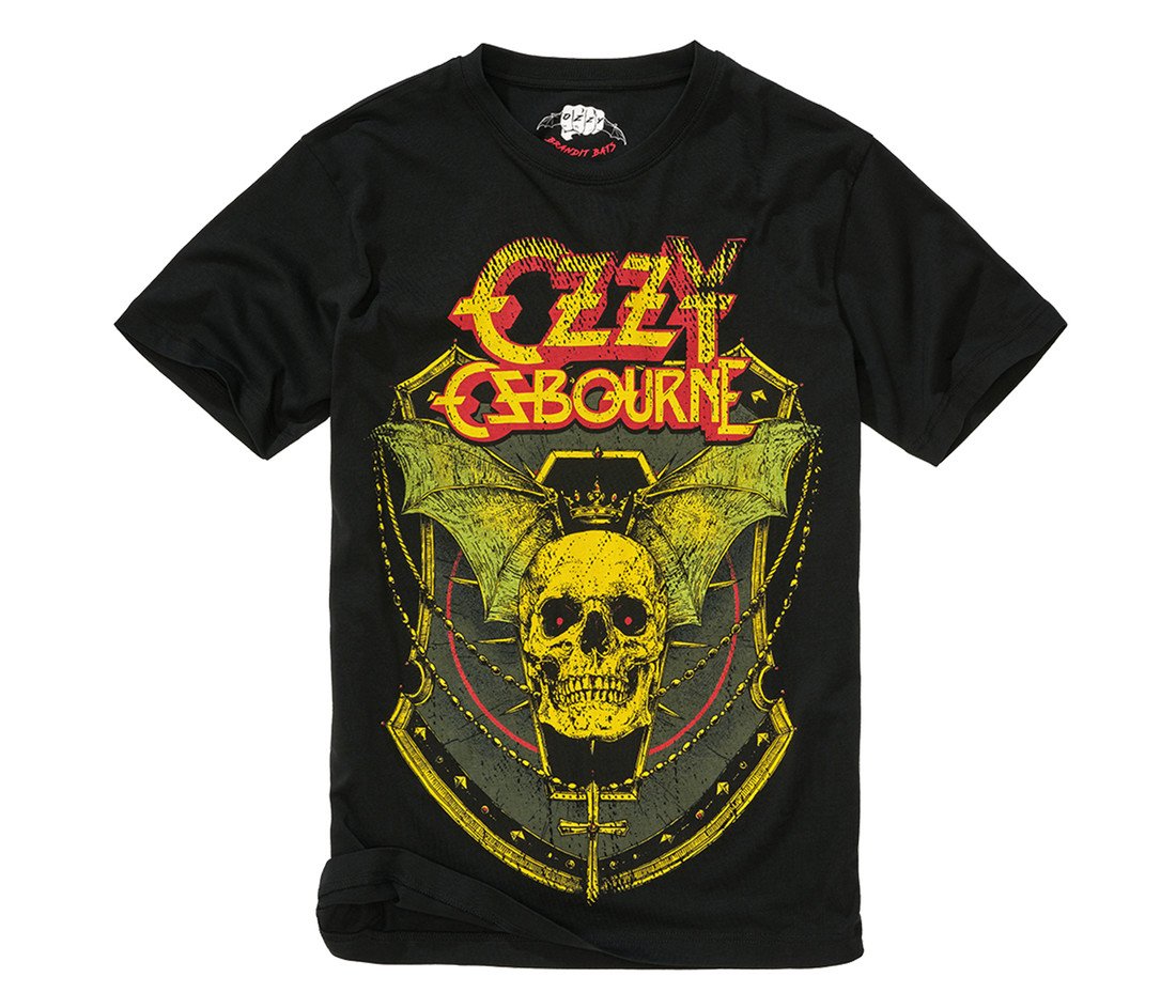 Tričko Brandit Ozzy Skull - černé, S