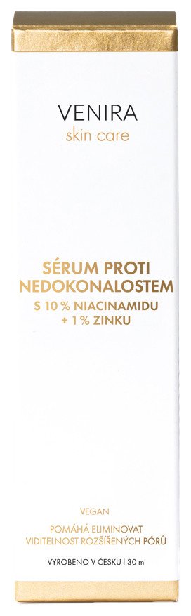 VENIRA pleťové sérum proti nedokonalostem pleti s niacinamidem a zinkem, 30 ml