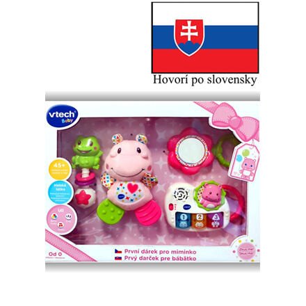 Vtech Prvý darček pre bábëtko (SK) - ružový