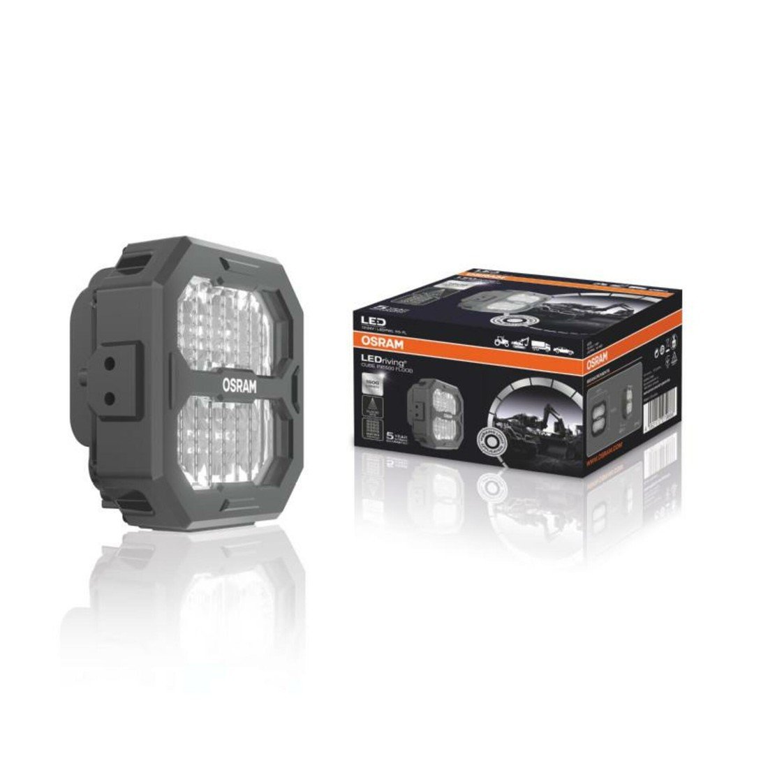 OSRAM LEDriving Cube PX1500 Flood - profesionální světlo 1ks OS LEDPWL 115-FL