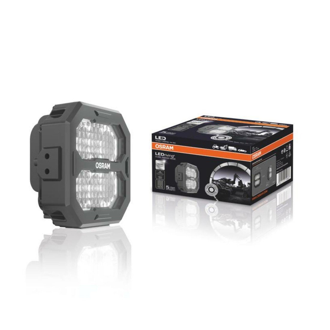 OSRAM LEDriving Cube PX1500 Wide - profesionální světlo 1ks OS LEDPWL 114-WD