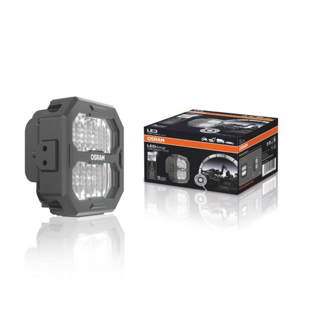 OSRAM LEDriving Cube PX2500 Flood - profesionální světlo 1ks OS LEDPWL 107-FL