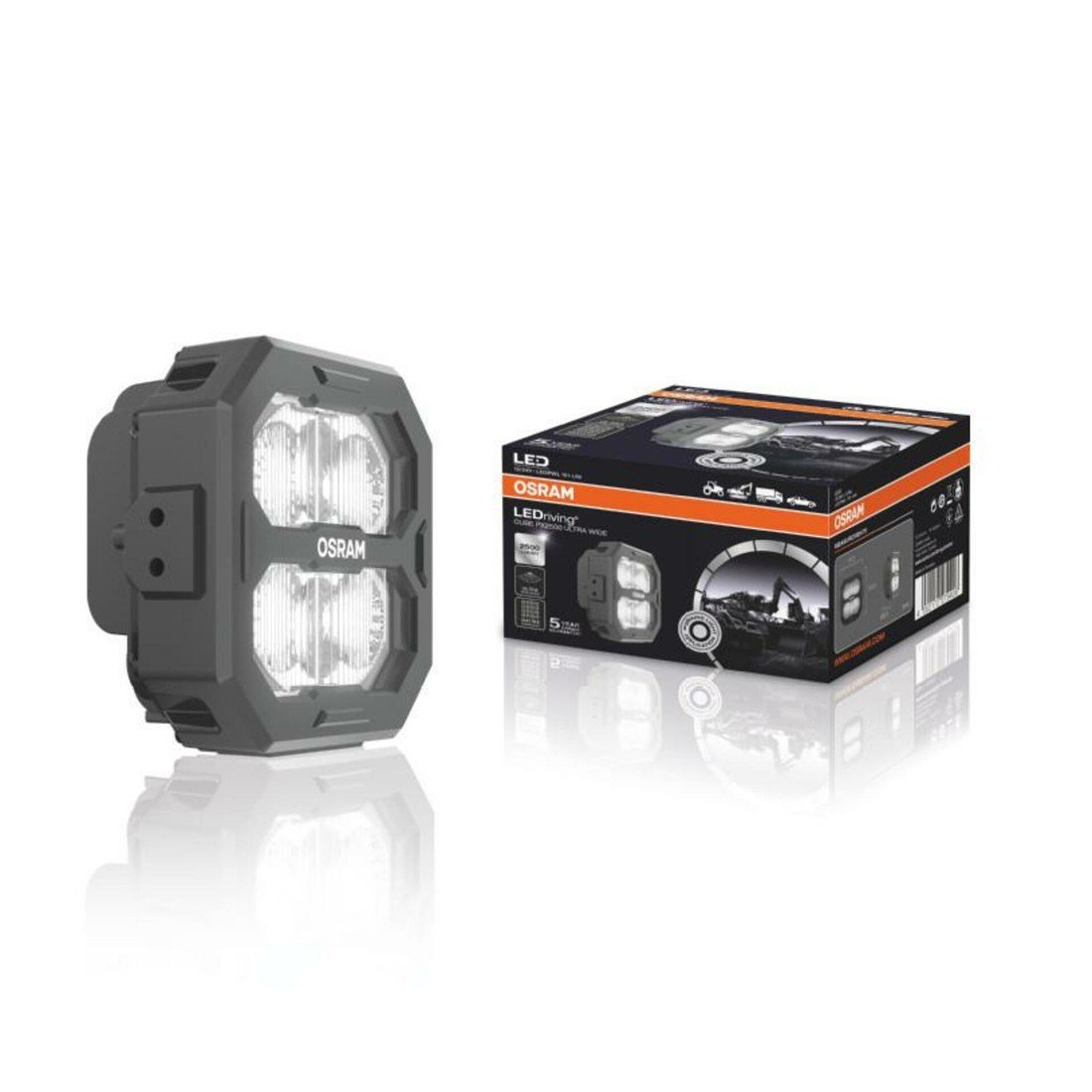 OSRAM LEDriving Cube PX2500 Ultra Wide - profesionální světlo 1ks OS LEDPWL 101-UW